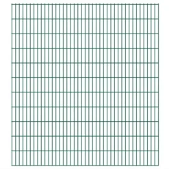 Panneaux De Clôture De Jardin 2D 2,008x2,23 M 18 M Total Vert