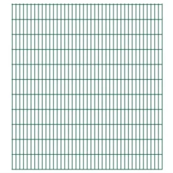 Panneaux De Clôture De Jardin 2D 2,008x2,23 M 28 M Total Vert