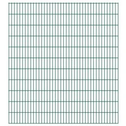 Panneaux De Clôture De Jardin 2D 2,008x2,23 M 8 M Total Vert