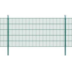 Panneaux Et Poteaux De Clôture 2D Pour Jardin 2008x1030 Mm 30 M
