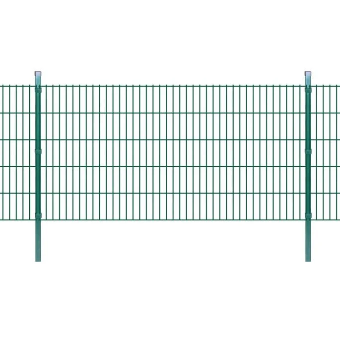 Panneaux Et Poteaux De Clôture 2D Pour Jardin 2008x1030 Mm 30 M