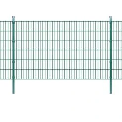 Panneaux Et Poteaux De Clôture 2D Pour Jardin 2008x1230 Mm 28 M 2