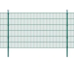 Panneaux Et Poteaux De Clôture 2D Pour Jardin 2008x1230 Mm 30 M