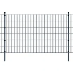 Panneaux Et Poteaux De Clôture 2D Pour Jardin 2008x1230 Mm 44 M