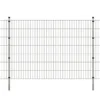 Panneaux Et Poteaux De Clôture 2D Pour Jardin 2008x1430 Mm 12 M
