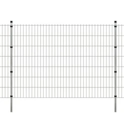 Panneaux Et Poteaux De Clôture 2D Pour Jardin 2008x1430 Mm 12 M