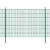 Panneaux Et Poteaux De Clôture 2D Pour Jardin 2008x1430 Mm 20 M