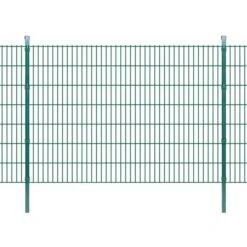 Panneaux Et Poteaux De Clôture 2D Pour Jardin 2008x1430 Mm 6 M