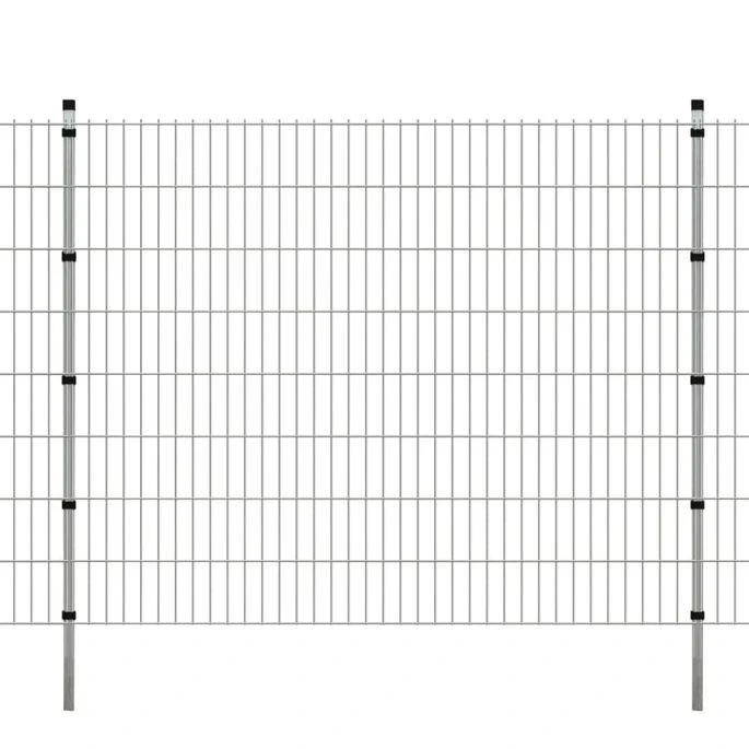 Panneaux Et Poteaux De Clôture 2D Pour Jardin 2008x1630 Mm 16 M 2