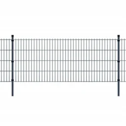 Panneaux Et Poteaux De Clôture 2D Pour Jardin 2008x1630 Mm 34 M 2