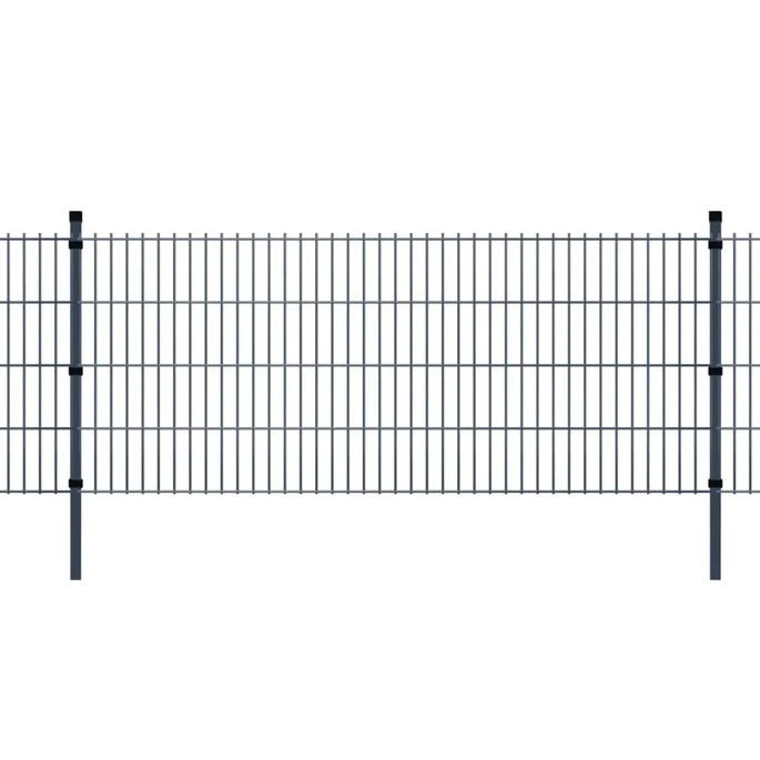 Panneaux Et Poteaux De Clôture 2D Pour Jardin 2008x1630 Mm 6 M