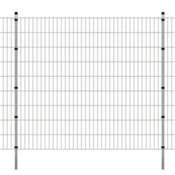Panneaux Et Poteaux De Clôture 2D Pour Jardin 2008x1830 Mm 10 M