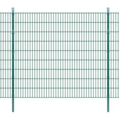 Panneaux Et Poteaux De Clôture 2D Pour Jardin 2008x1830 Mm 30 M 2