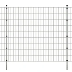 Panneaux Et Poteaux De Clôture 2D Pour Jardin 2008x1830 Mm 34 M