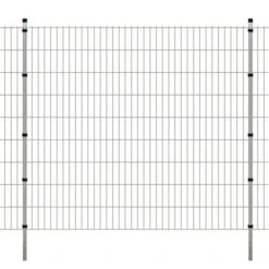 Panneaux Et Poteaux De Clôture 2D Pour Jardin 2008x1830 Mm 42 M 2