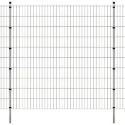 Panneaux Et Poteaux De Clôture 2D Pour Jardin 2008x2030 Mm 30 M