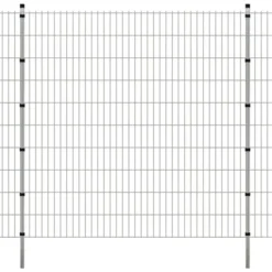 Panneaux Et Poteaux De Clôture 2D Pour Jardin 2008x2030 Mm 36 M