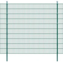 Panneaux Et Poteaux De Clôture 2D Pour Jardin 2008x2030 Mm 4 M