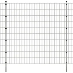 Panneaux Et Poteaux De Clôture 2D Pour Jardin 2008x2030 Mm 48 M