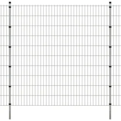 Panneaux Et Poteaux De Clôture 2D Pour Jardin 2008x2030 Mm 50 M 2
