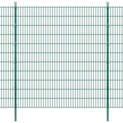 Panneaux Et Poteaux De Clôture 2D Pour Jardin 2008x2230 Mm 12 M 2