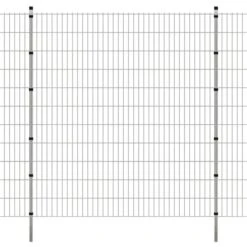 Panneaux Et Poteaux De Clôture 2D Pour Jardin 2008x2230 Mm 20 M 2