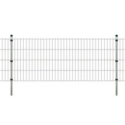 Panneaux Et Poteaux De Clôture 2D Pour Jardin 2008x830 Mm 10 M