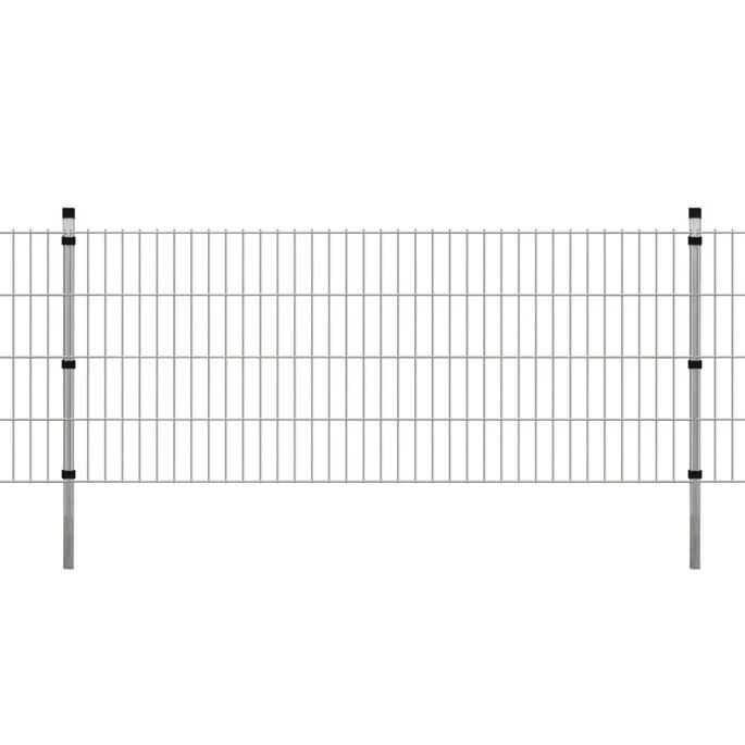 Panneaux Et Poteaux De ClĂ´ture 2D Pour Jardin 2008x830 Mm 10 M