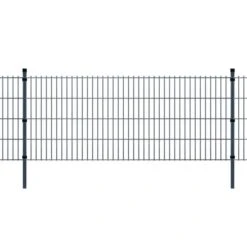 Panneaux Et Poteaux De Clôture 2D Pour Jardin 2008x830 Mm 24 M 3