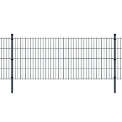 Panneaux Et Poteaux De Clôture 2D Pour Jardin 2008x830 Mm 34 M 2