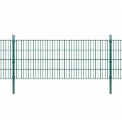 Panneaux Et Poteaux De Clôture 2D Pour Jardin 2008x830 Mm 6 Ma