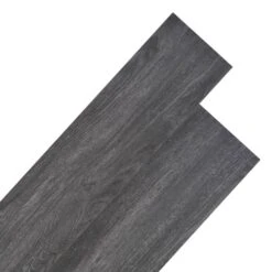 Planche De Plancher PVC 5,26 M² 2 Mm Noir Et Blanc