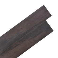 Planche De Plancher PVC Autoadhésif 5,02 M² 2 Mm Marron Foncé