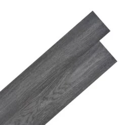 Planche De Plancher PVC Autoadhésif 5,02 M² 2 Mm Noir Et Blanc