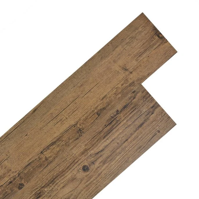 Planche De Plancher PVC Autoadhésif 5,21 M² 2 Mm Marron Noyer – Image 2