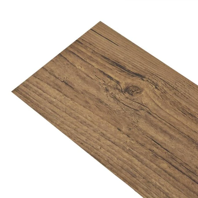 Planche De Plancher PVC Autoadhésif 5,21 M² 2 Mm Marron Noyer – Image 7