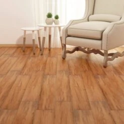Planche De Plancher PVC Autoadhésif 5,21 M² 2 Mm Orme Naturel