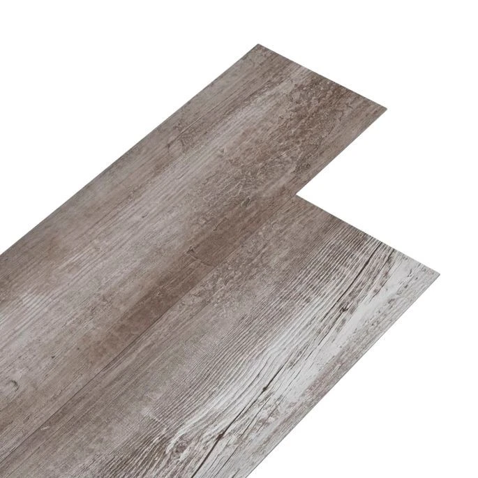 Planche De Plancher PVC Autoadhésif 5,21 M² 2mm Marron Bois Mat – Image 2