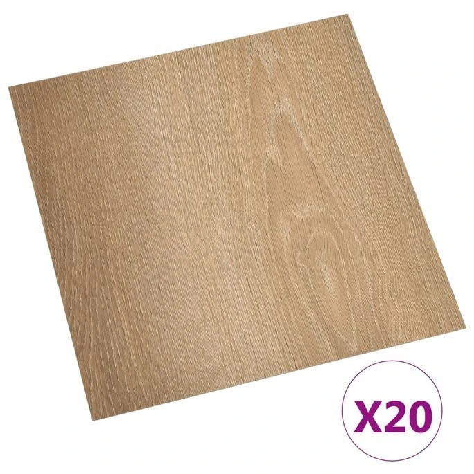 Planches De Plancher Autoadhésives 20 Pcs PVC 1,86 M² Marron 7 – Image 2