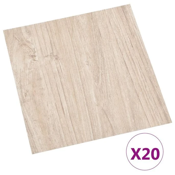 Planches De Plancher Autoadhésives 20 Pcs PVC 1,86 M² Marron 2 – Image 2