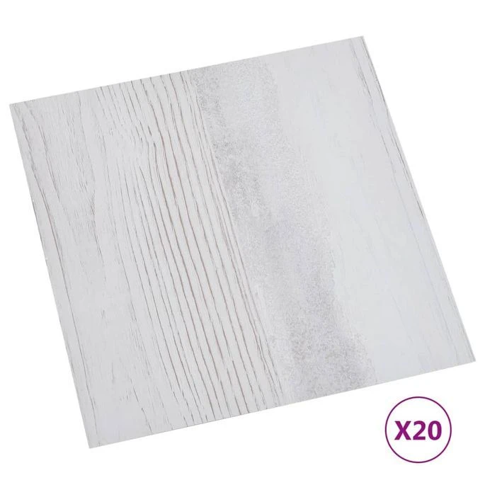 Planches De Plancher Autoadhésives 20 Pcs PVC 1,86m² Gris Clair 2 – Image 2
