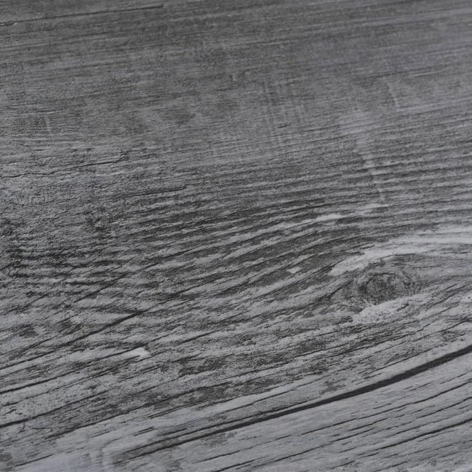 Planches De Plancher PVC 4,46 M² 3 Mm Autoadhésif Gris Brillant – Image 3