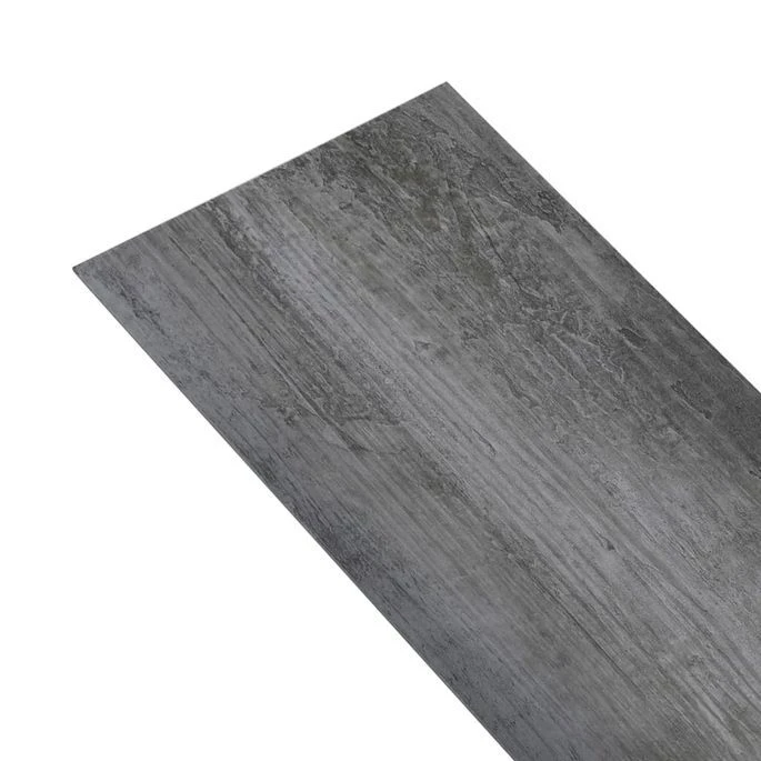 Planches De Plancher PVC 4,46 M² 3 Mm Autoadhésif Gris Brillant – Image 7