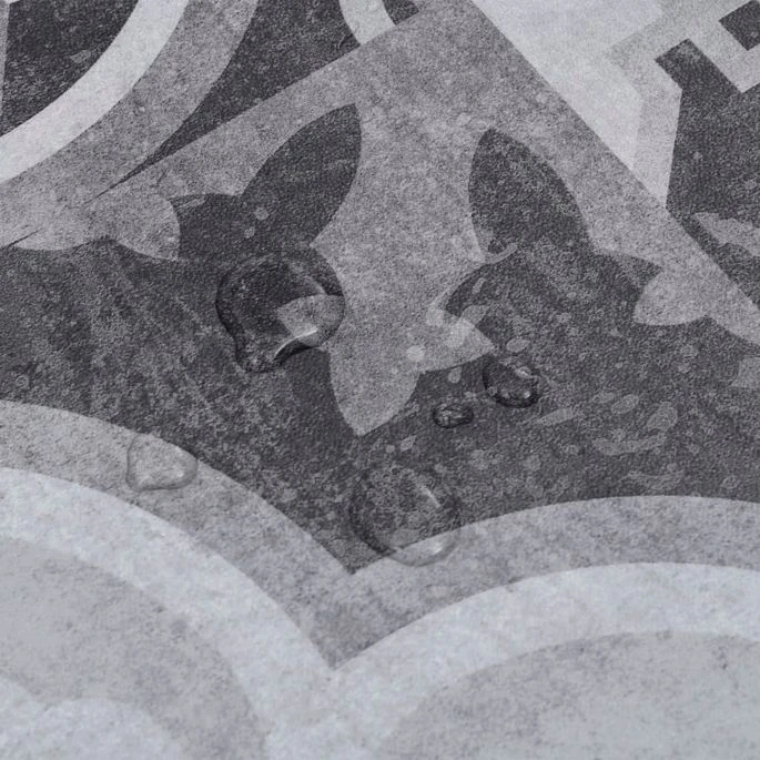 Planches De Plancher PVC 4,46 M² 3 Mm Autoadhésif Motif De Gris – Image 4