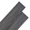 Planches De Plancher PVC 4,46 M² 3 Mm Noir