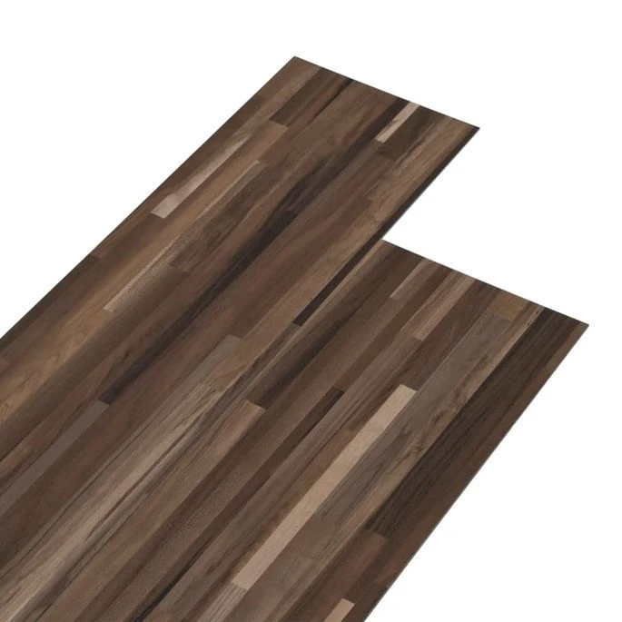 Planches De Plancher PVC 5,26 M² 2 Mm Marron Rayé – Image 2