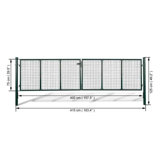 Portail à Mailles 415 X 125 Cm / 400 X 75 Cm – Image 5
