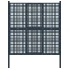 Portail De Clôture Anthracite 177x250 Cm Acier