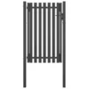 Portail De Clôture De Jardin Acier 1x2 M Anthracite