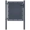 Portail De Jardin Acier 100 X 75 Cm Anthracite